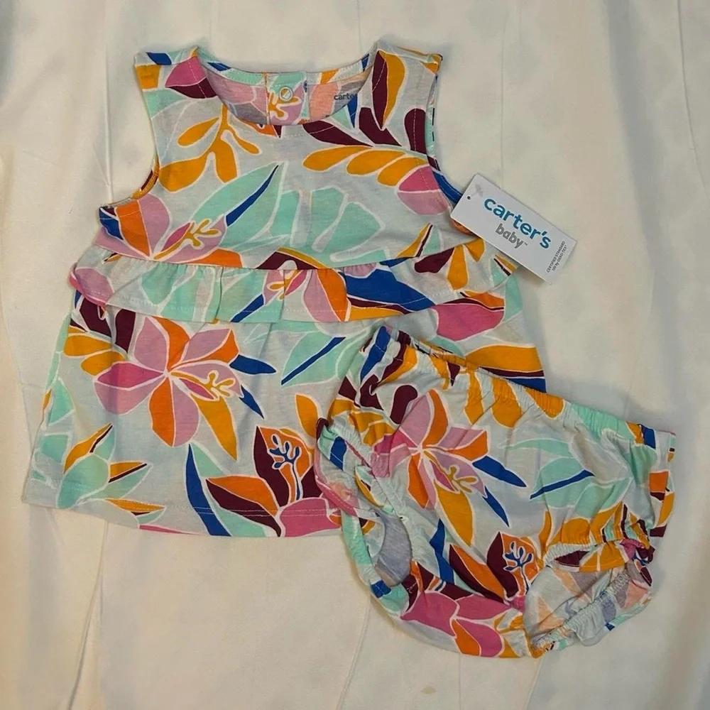 Bundle of 2 Baby Girl Items Size 6-9 Months